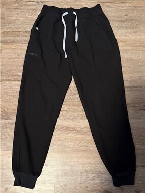 FIGS Black Zamora Jogger Scrub Pants Women’s Size Medium